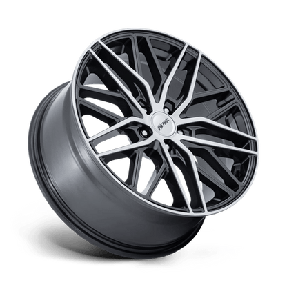 20x8.5 Petrol PE002 P1E Gloss Silver Wheel 5x115 (40mm)
