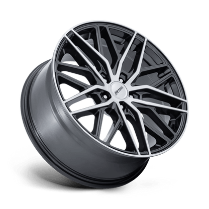 20x8.5 Petrol PE002 P1E Gloss Silver Wheel 5x115 (40mm)