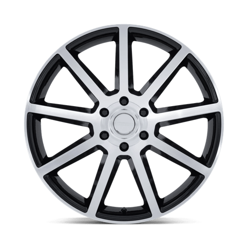 22x9.5 Petrol PE007 P6E Glossy Black W/ Machined Face Wheel 6x135 (30mm)