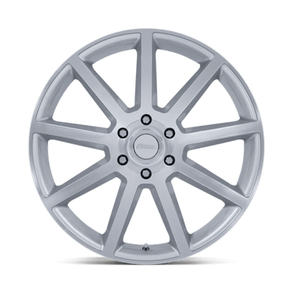22x9.5 Petrol PE007 P6E Glossy Silver W/ Machined Face Wheel 6x5.5 (25mm)