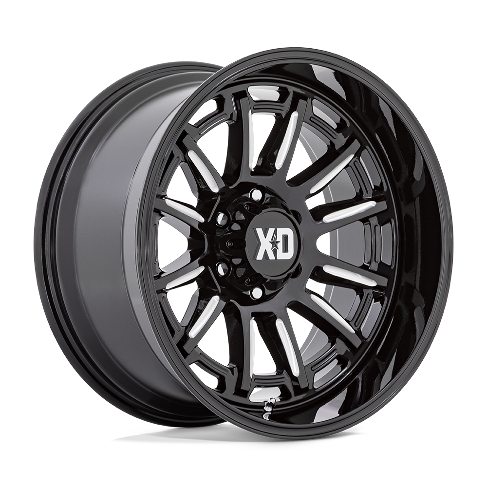 20x9 XD XD865 Phoenix Gloss Black Milled Wheel 5x5.5 (18mm)