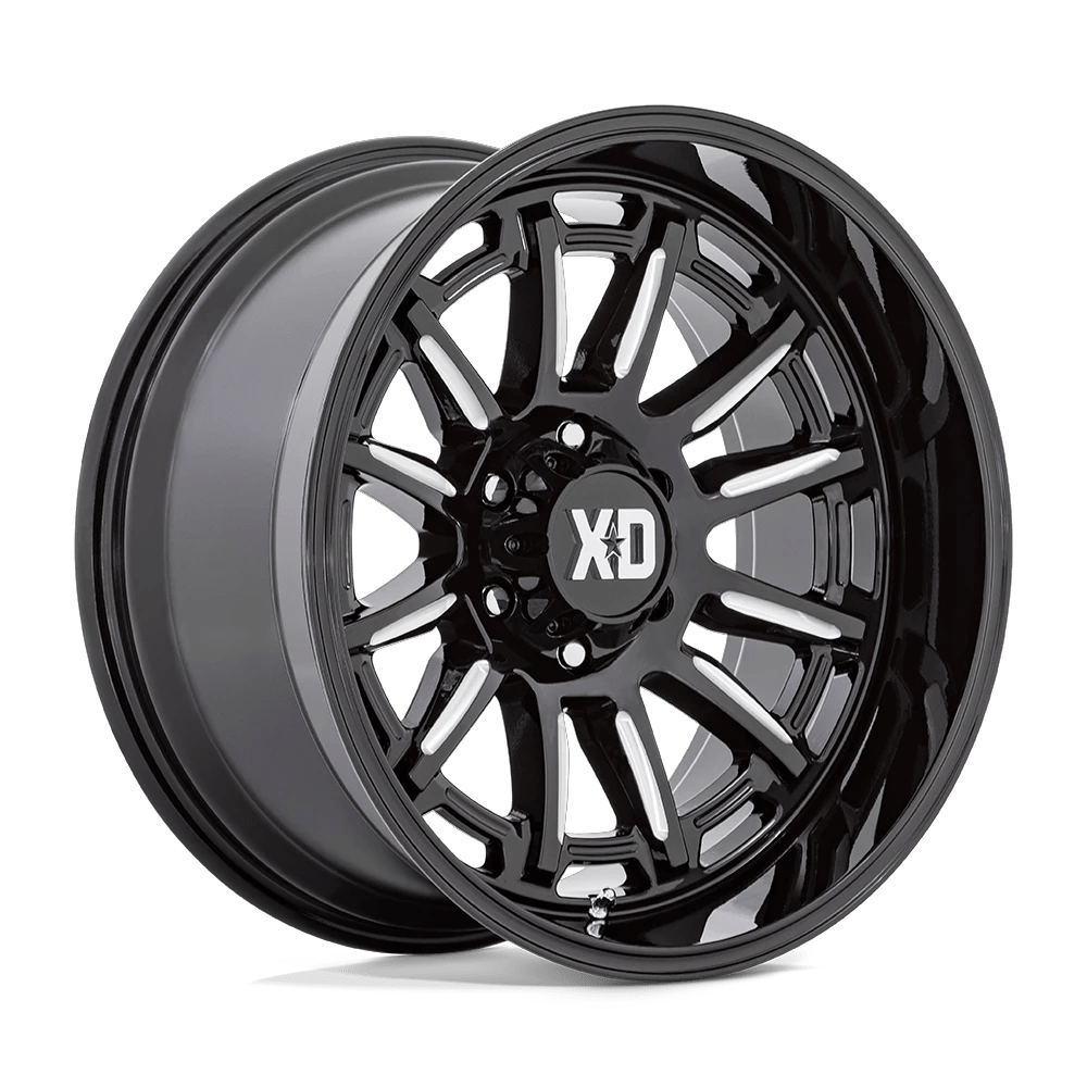20x9 XD XD865 Phoenix Gloss Black Milled Wheel 5x5.5 (18mm)