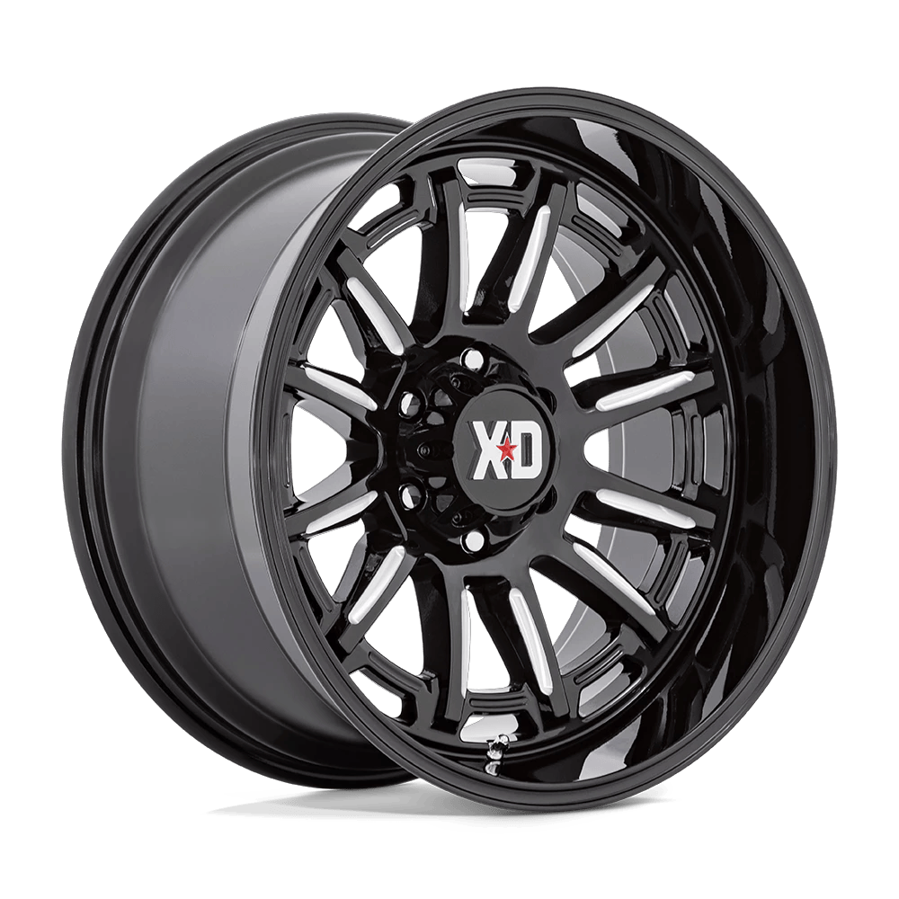 20x9 XD XD865 Phoenix Gloss Black Milled Wheel 5x5.5 (18mm)
