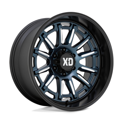 20x9 XD XD865 PHOENIX Metallic Blue Milled With Black Lip Wheel 5x150 (18mm)