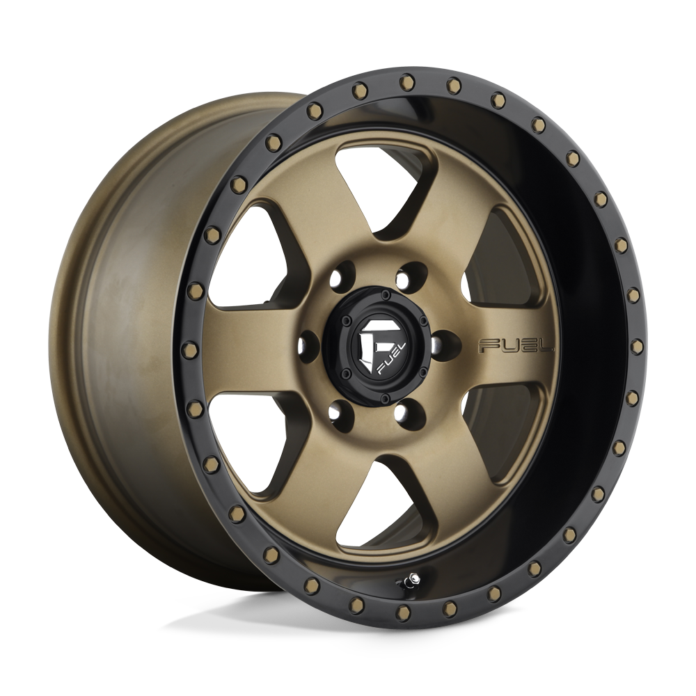 20x9 Fuel D617 PODIUM MATTE BRONZE BLACK BEAD RING Wheel 6x5.5 (2mm)