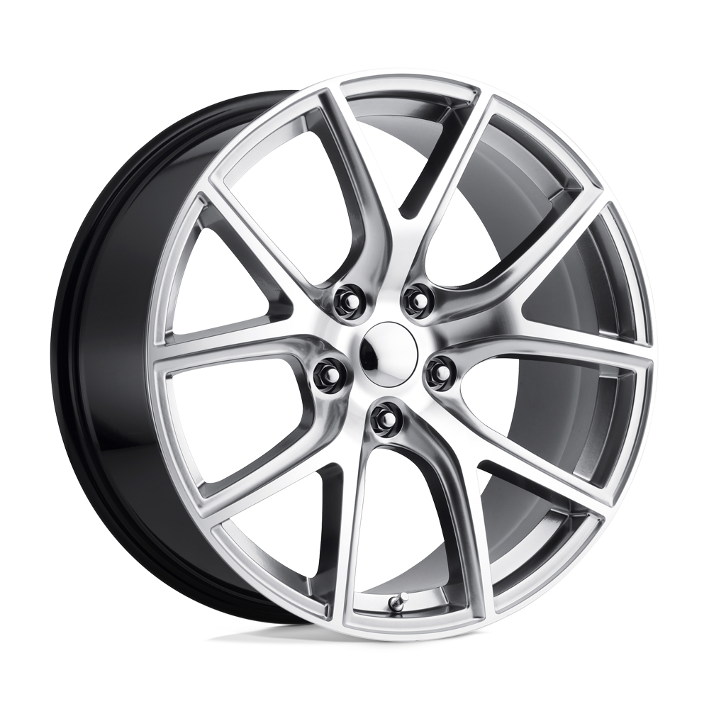 20x9 Performance Replicas PR181 Hyper Silver Machined Wheel 5x5 (34mm)