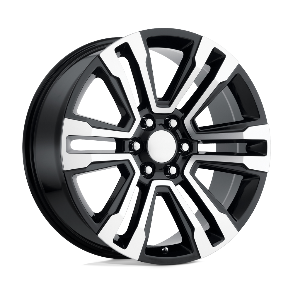 20x9 Performance Replicas 182BM Gloss Black Machined Accents Wheel 6x5.5 (24mm)
