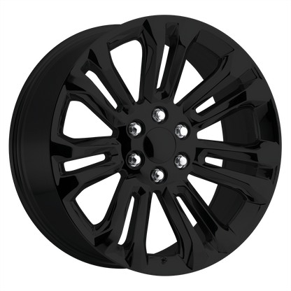 24x10 Performance Replicas PR205GB Gloss Black Wheel 6x5.5 (24mm)