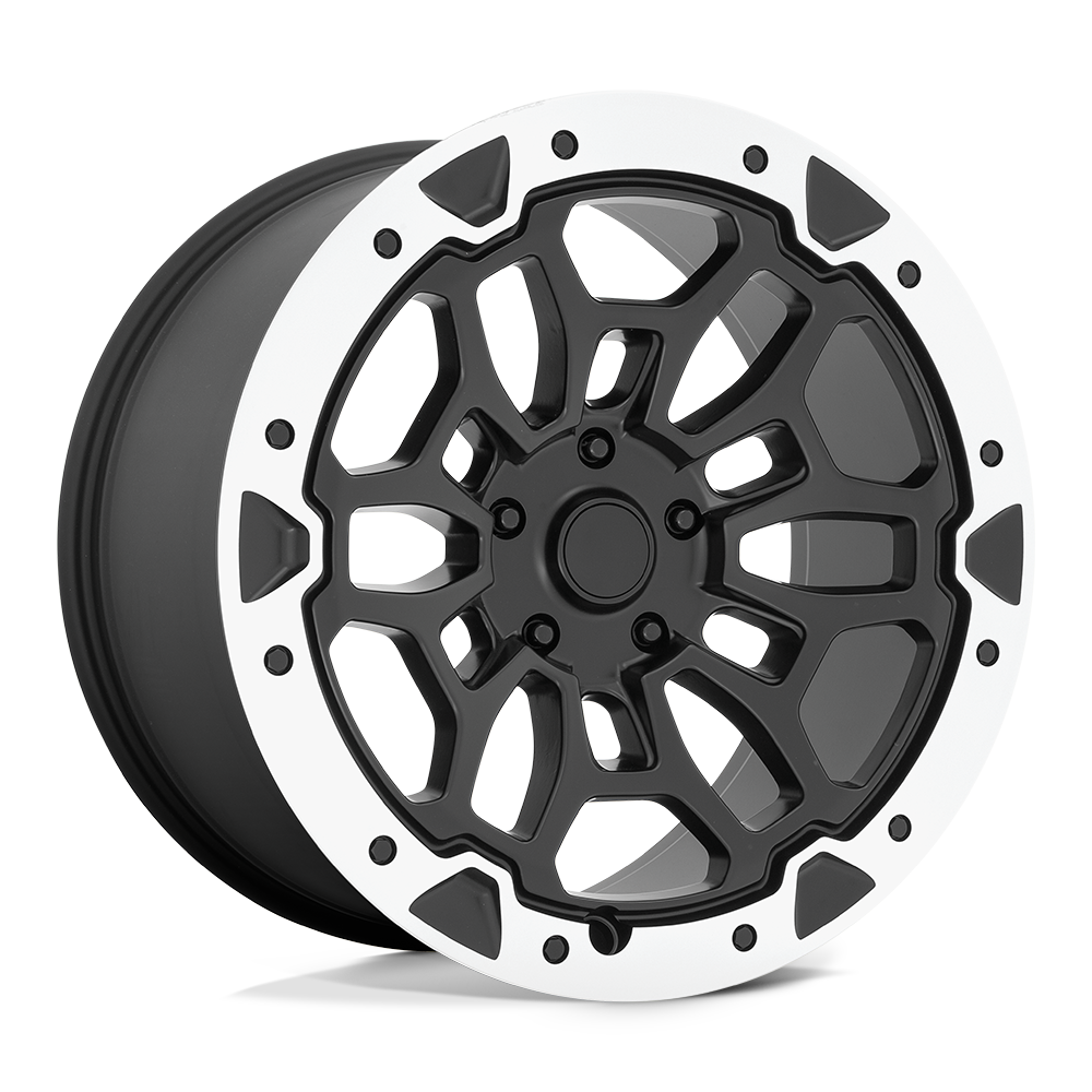 22x10 Performance Replicas PR215 Matte Black Machined Wheel 5x5.5 (19mm)