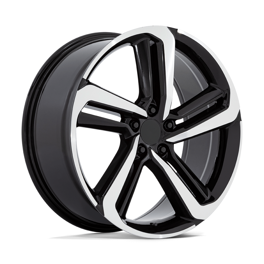 18x8 Performance Replicas PR216 Gloss Black Machined Wheel 5x4.5 (45mm)