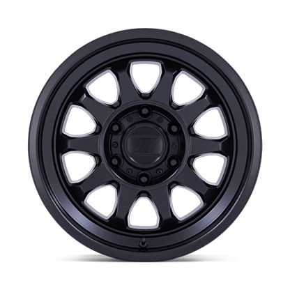 17x8.5 Pro Comp PA203 Beacon Matte Black Wheel 6x4.5 (0mm)