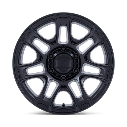 17x8 Pro Comp PA204 Roughneck Matte Black Wheel 6x5.5 (20mm)