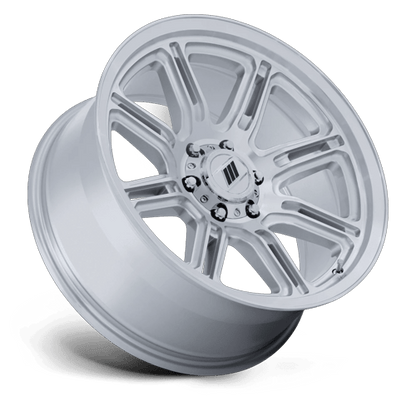 17x8 Pro Comp PA206 Snare Glossy Silver W/ Machined Face Wheel 6x5.5 (0mm)