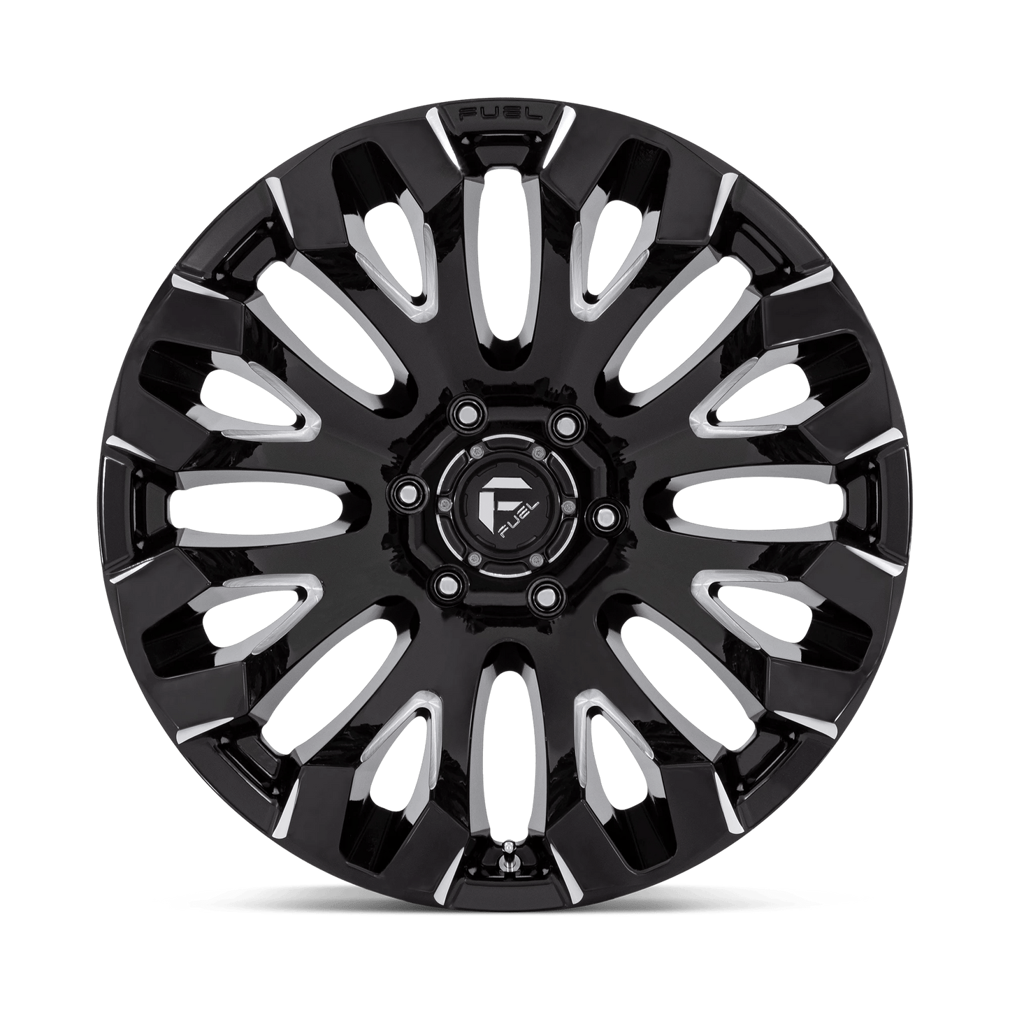 20x9 Fuel Off-Road D828 Quake Gloss Black Milled Wheel 5x150 (1mm)