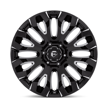 18x9 Fuel Off-Road D828 Quake Gloss Black Milled Wheel 5x5.5 (1mm)