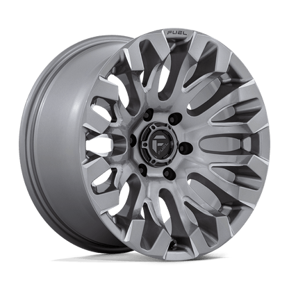 18x9 Fuel D830 Quake Platinum Wheel 6x135 (1mm)