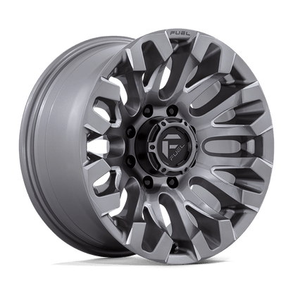 18x9 Fuel D830 Quake Platinum Wheel 8x6.5 (1mm)