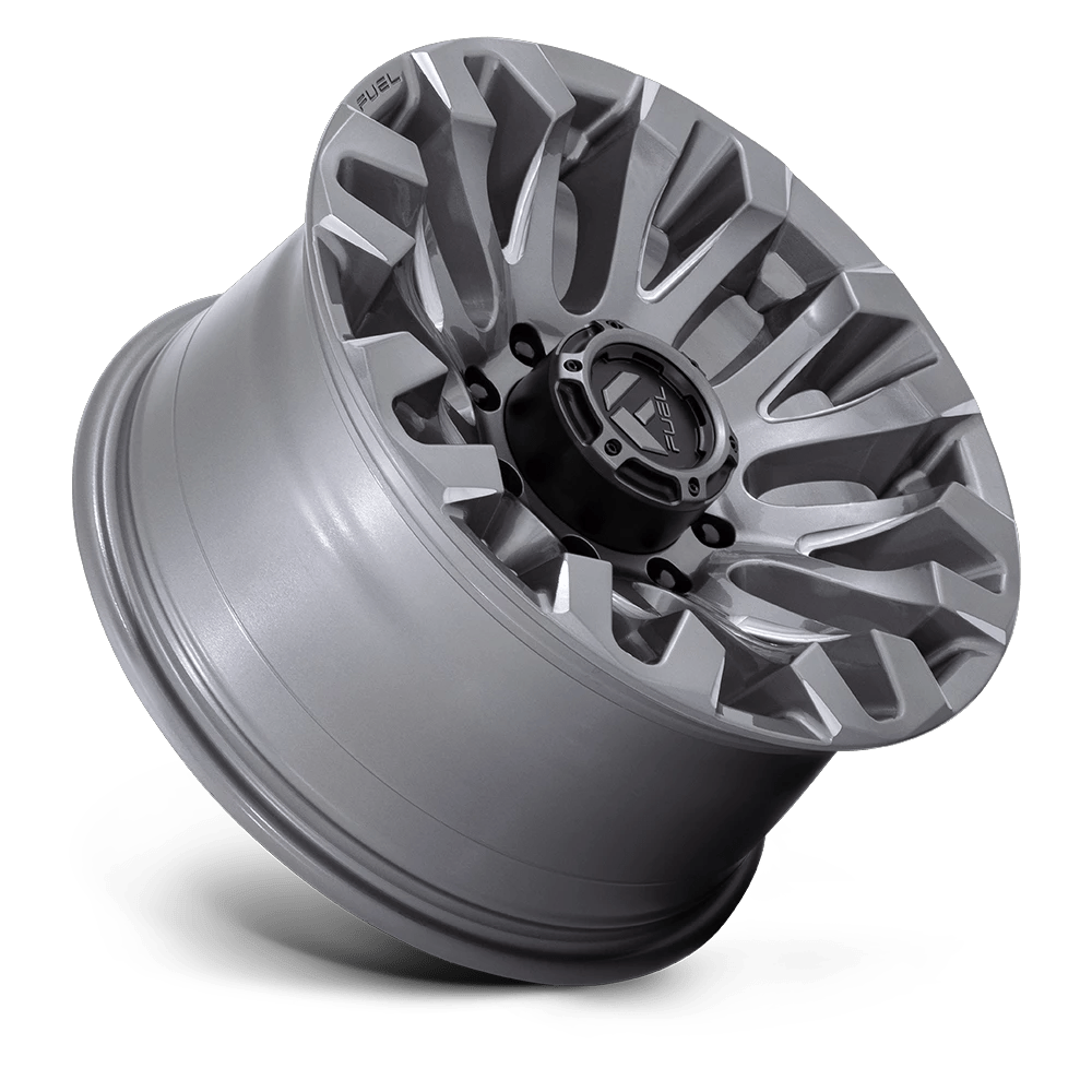 18x9 Fuel D830 Quake Platinum Wheel 8x6.5 (1mm)