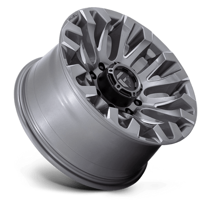 18x9 Fuel D830 Quake Platinum Wheel 8x6.5 (1mm)