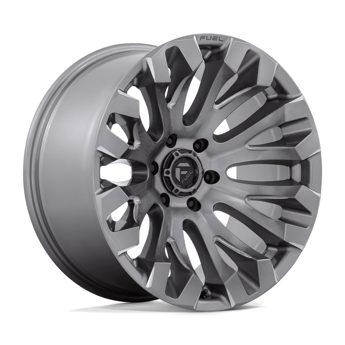 18x9 Fuel D830 Quake Platinum Wheel 5x5 (1mm)