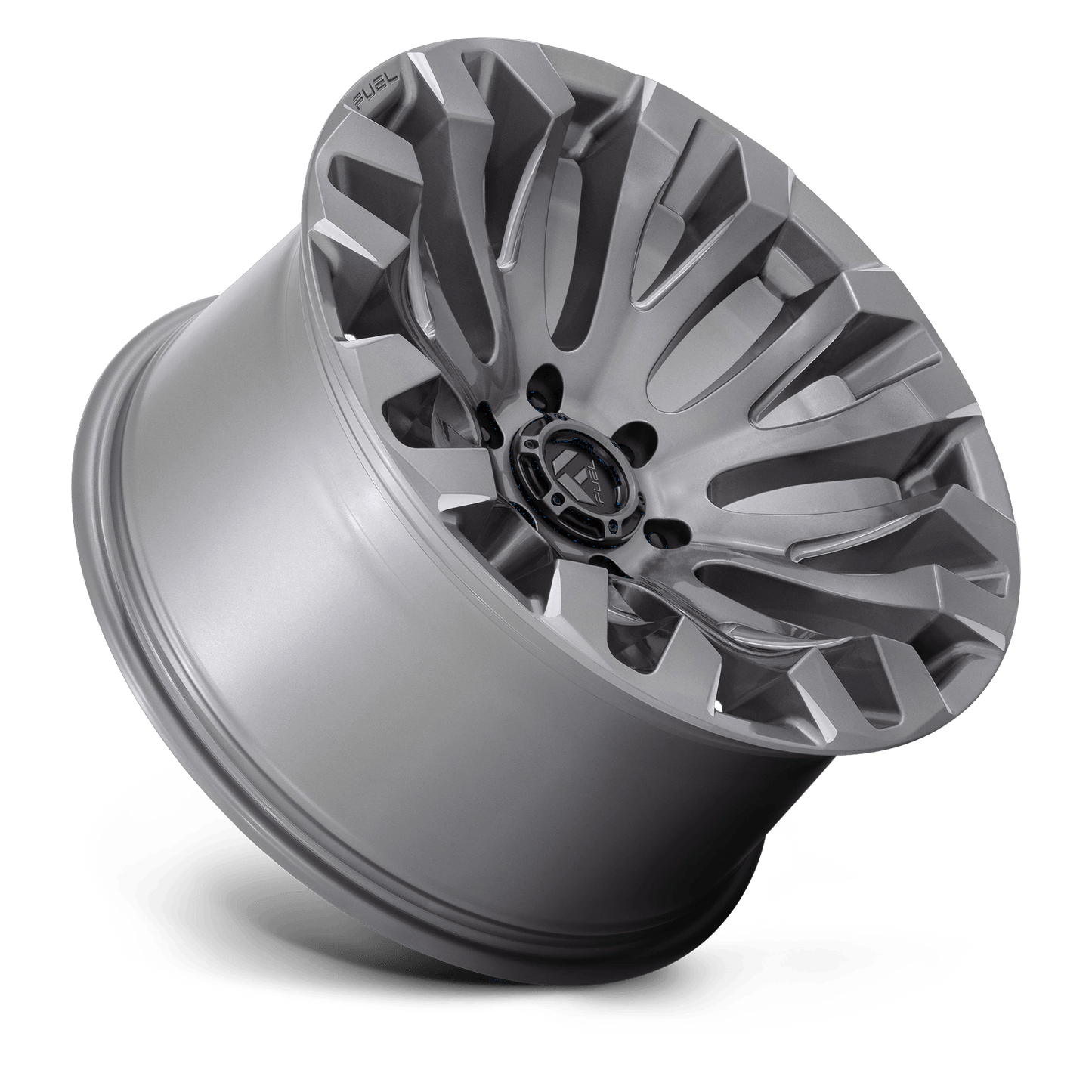 18x9 Fuel D830 Quake Platinum Wheel 5x5.5 (1mm)