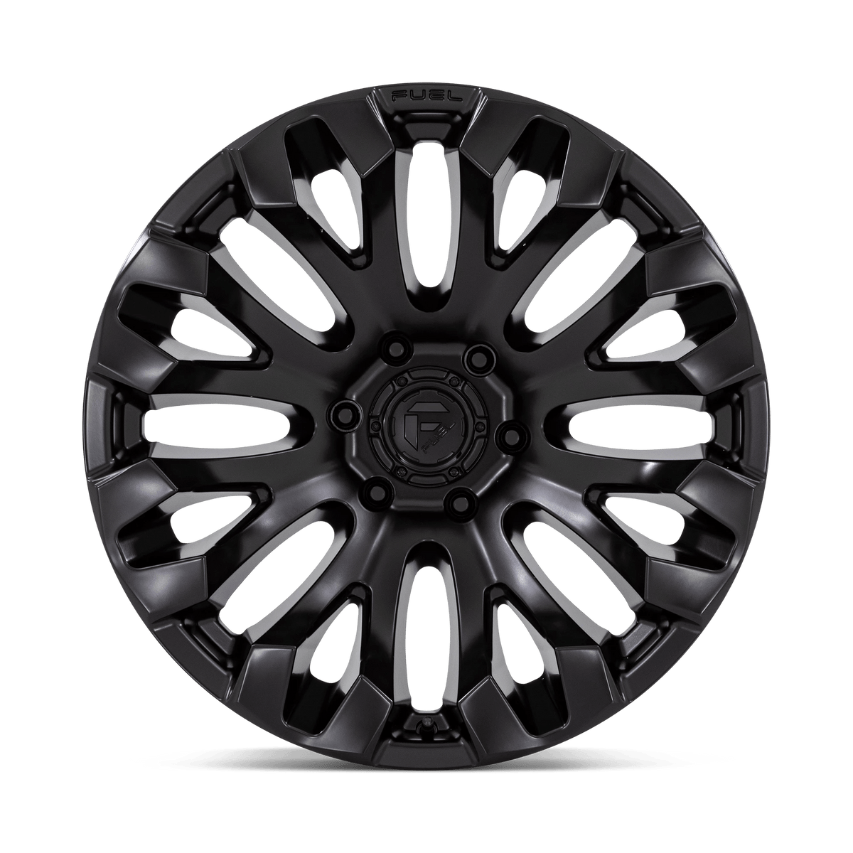 20x9 Fuel D831 Quake Blackout Wheel 5x5 (1mm)