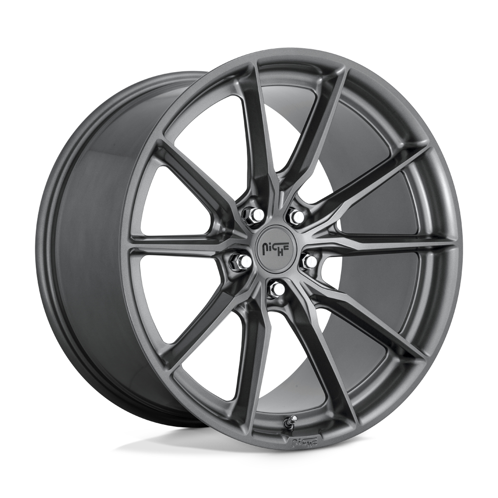 18x8 Niche M239 RAINIER MATTE ANTHRACITE Wheel 5x120 (30mm)