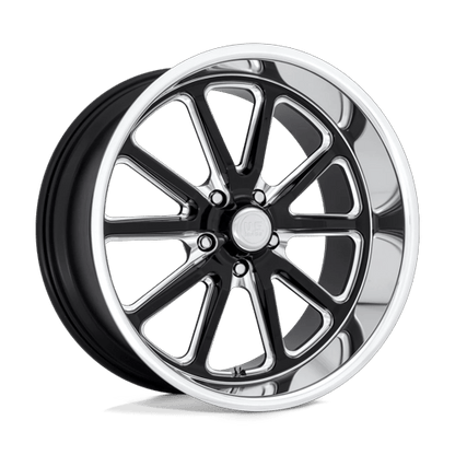 22x11 US Mags U117 Rambler Gloss Black Milled Wheel 5x5 (18mm)