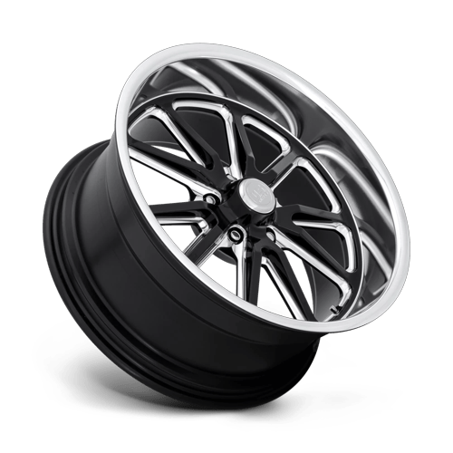 22x11 US Mags U117 Rambler Gloss Black Milled Wheel 5x5 (18mm)