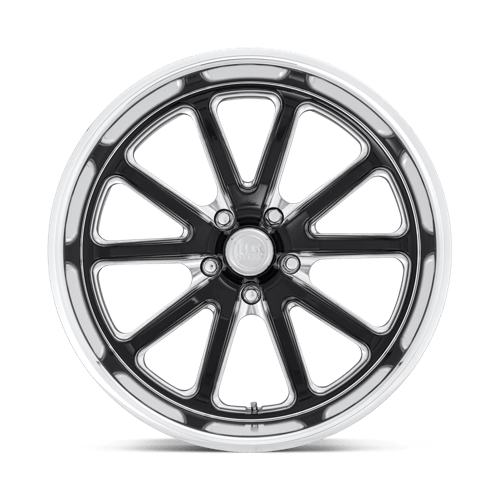 18x7 US Mags U117 Rambler Gloss Black Milled Wheel 5x4.75 (1mm)