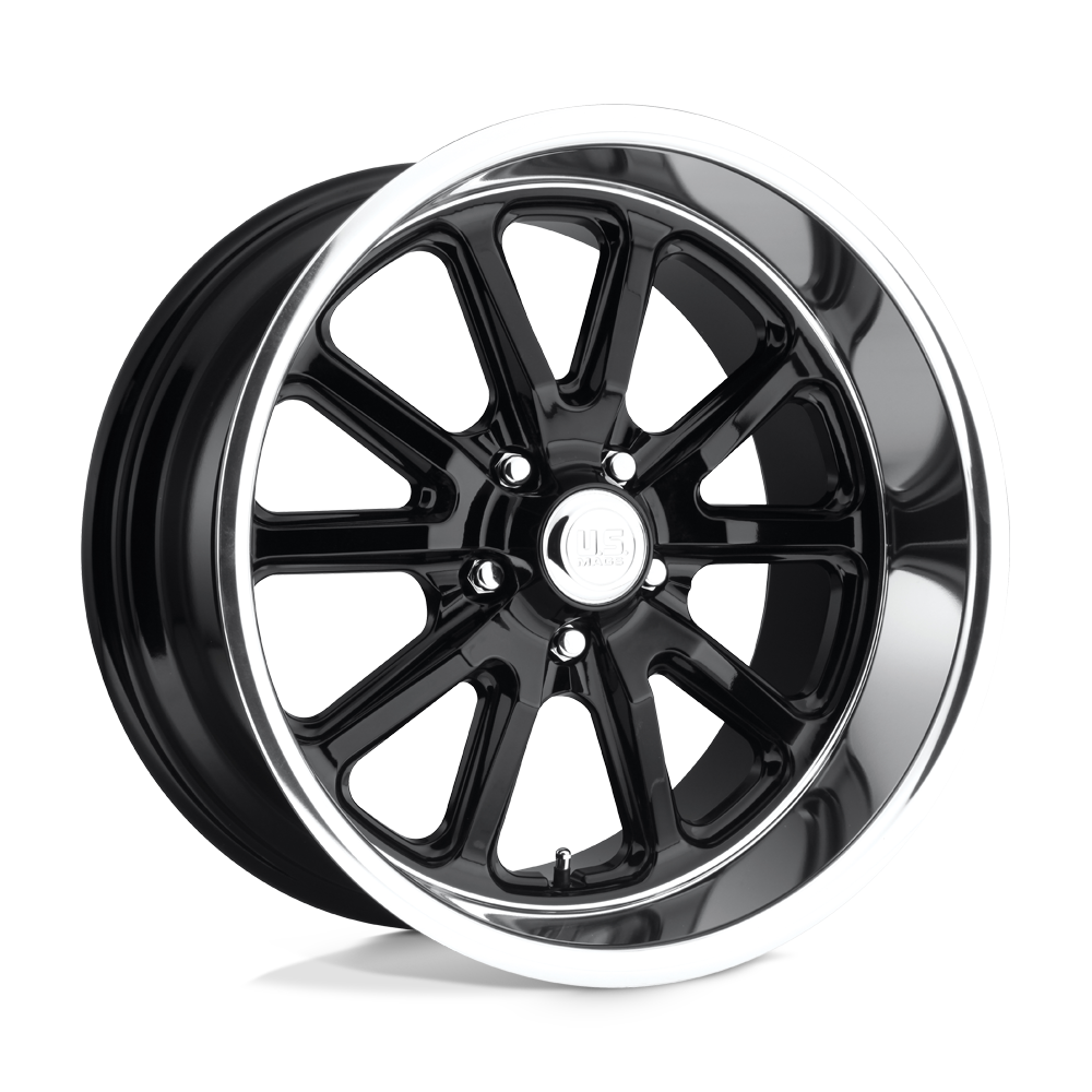 20x8 US Mags U121 RAMBLER GLOSS BLACK Wheel 5x5 (1mm)