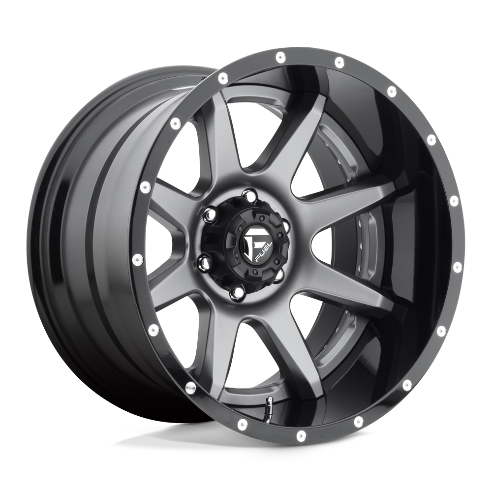 22x14 Fuel D238 Rampage Matte Anthracite Wheel 5x5 (-70mm)