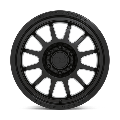 17x8.5 Black Rhino Rapid Matte Black Wheel 6x5.5 (0mm)