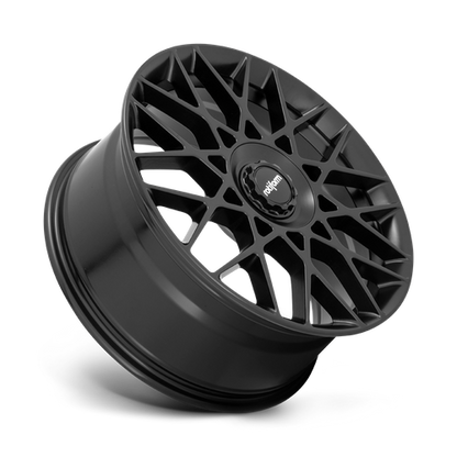 19x8.5 Rotiform R165 BLQ-C Matte Black Wheel Blank (35mm)