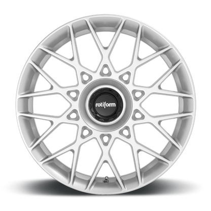 19x8.5 Rotiform R167 BLQ-C Silver Wheel 5x4.25/5x4.5 (35mm)