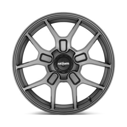 19x8.5 Rotiform R178 ZMO Matte Anthracite Wheel 5x112 (45mm)