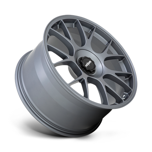 21x12 Rotiform R903 TUF Satin Titanium Wheel 5x130 (65mm)