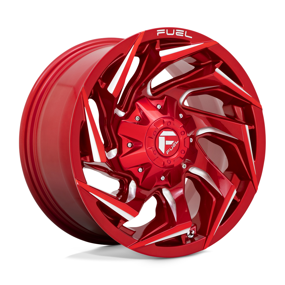 22x12 Fuel D754 REACTION Candy Red Milled Wheel 5x5/5x5.5 (-44mm)