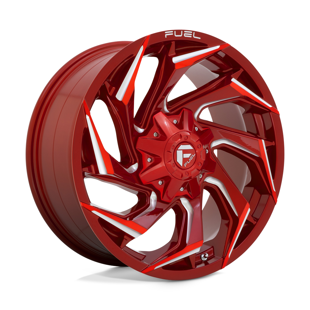 20x9 Fuel D754 REACTION Candy Red Milled Wheel 8x6.5 (20mm)