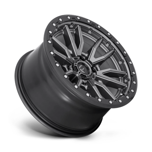 22x9 Fuel Off-Road D680 Rebel Matte Gunmetal Black Bead Ring Wheel 6x5.5 (20mm)