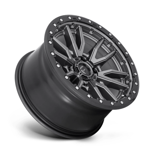 17x9 Fuel Off-Road D680 Rebel Matte Gunmetal Black Bead Ring Wheel 6x4.5 (1mm)