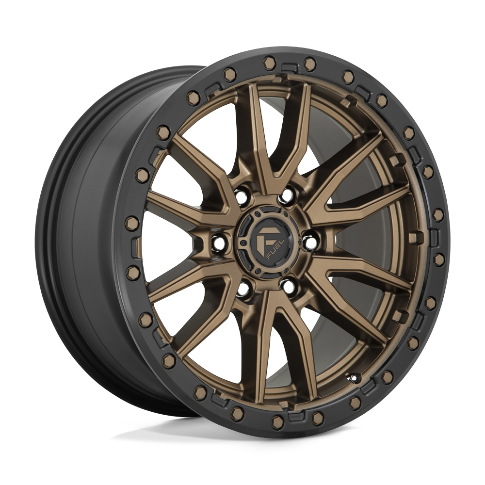 18x9 Fuel D681 Rebel Matte Bronze Black Bead Ring Wheel 5x150 (1mm)