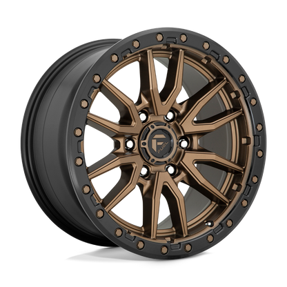 17x9 Fuel Off-Road D681 Rebel Matte Bronze Black Bead Ring Wheel 6x4.5 (1mm)