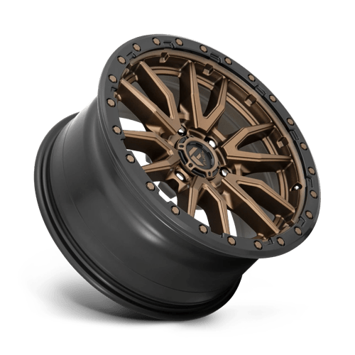 17x9 Fuel Off-Road D681 Rebel Matte Bronze Black Bead Ring Wheel 6x4.5 (1mm)