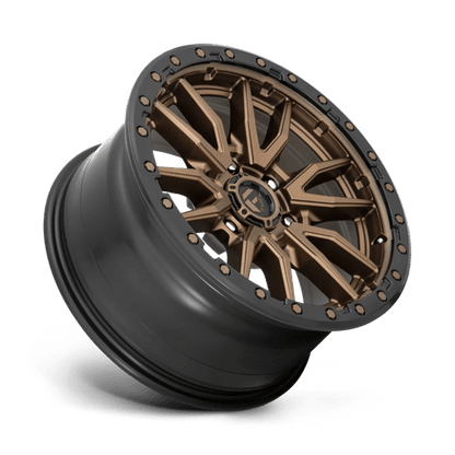 17x9 Fuel Off-Road D681 Rebel Matte Bronze Black Bead Ring Wheel 6x4.5 (1mm)
