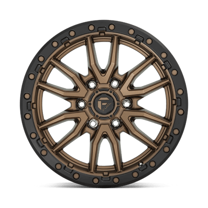 18x9 Fuel Off-Road D681 Rebel Matte Bronze Black Bead Ring Wheel 6x4.5 (1mm)