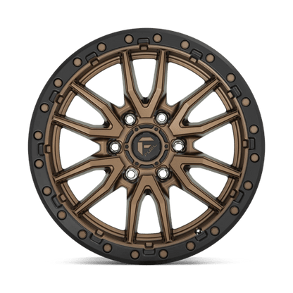 17x9 Fuel Off-Road D681 Rebel Matte Bronze Black Bead Ring Wheel 6x4.5 (1mm)
