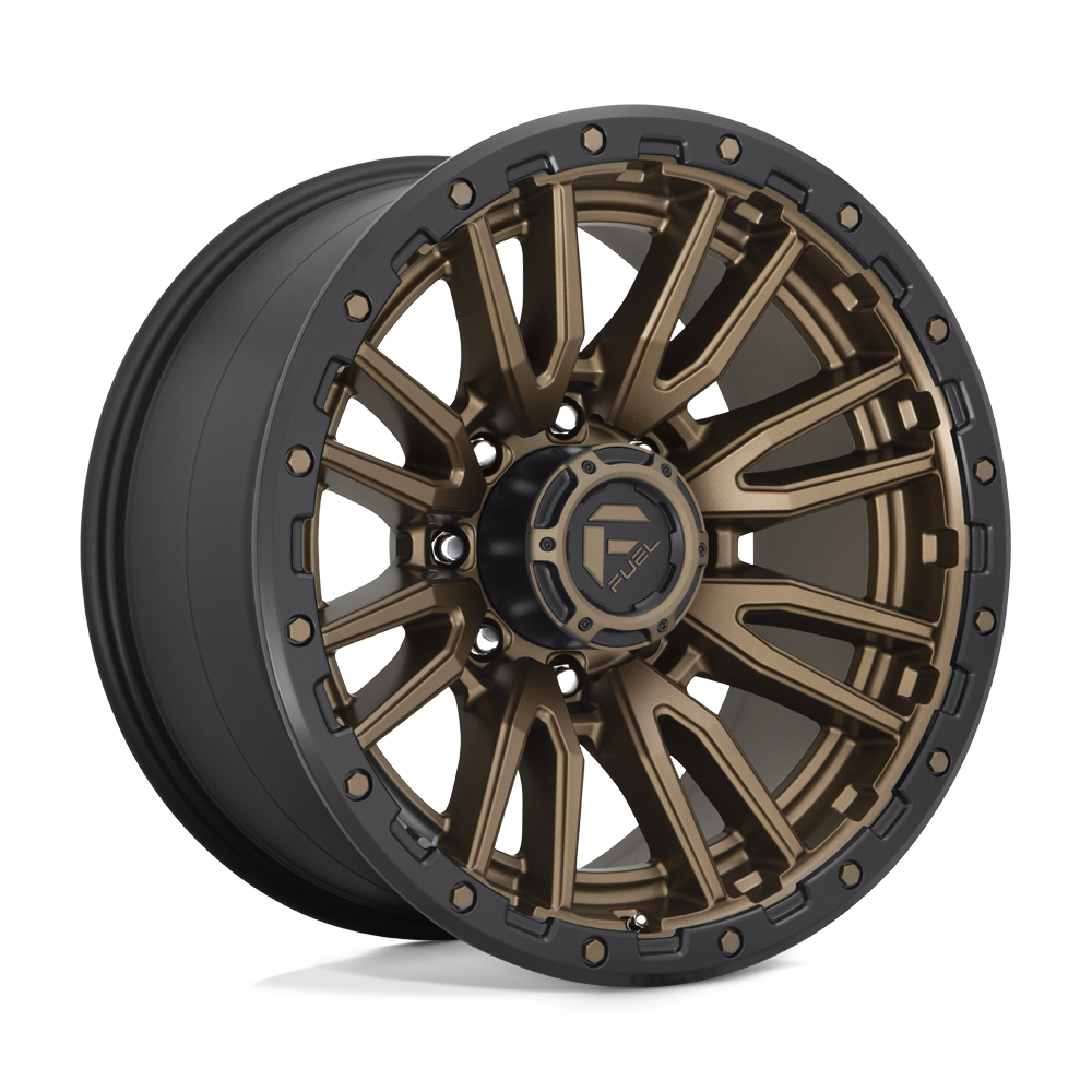 20x10 Fuel D681 REBEL MATTE BRONZE BLACK BEAD RING Wheel 8x170 (-18mm)