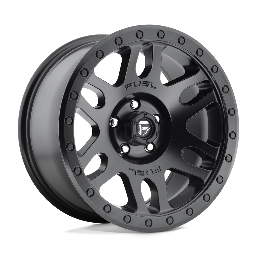 20x9 Fuel D584 Recoil Matte Black Wheel 5x5 (1mm)