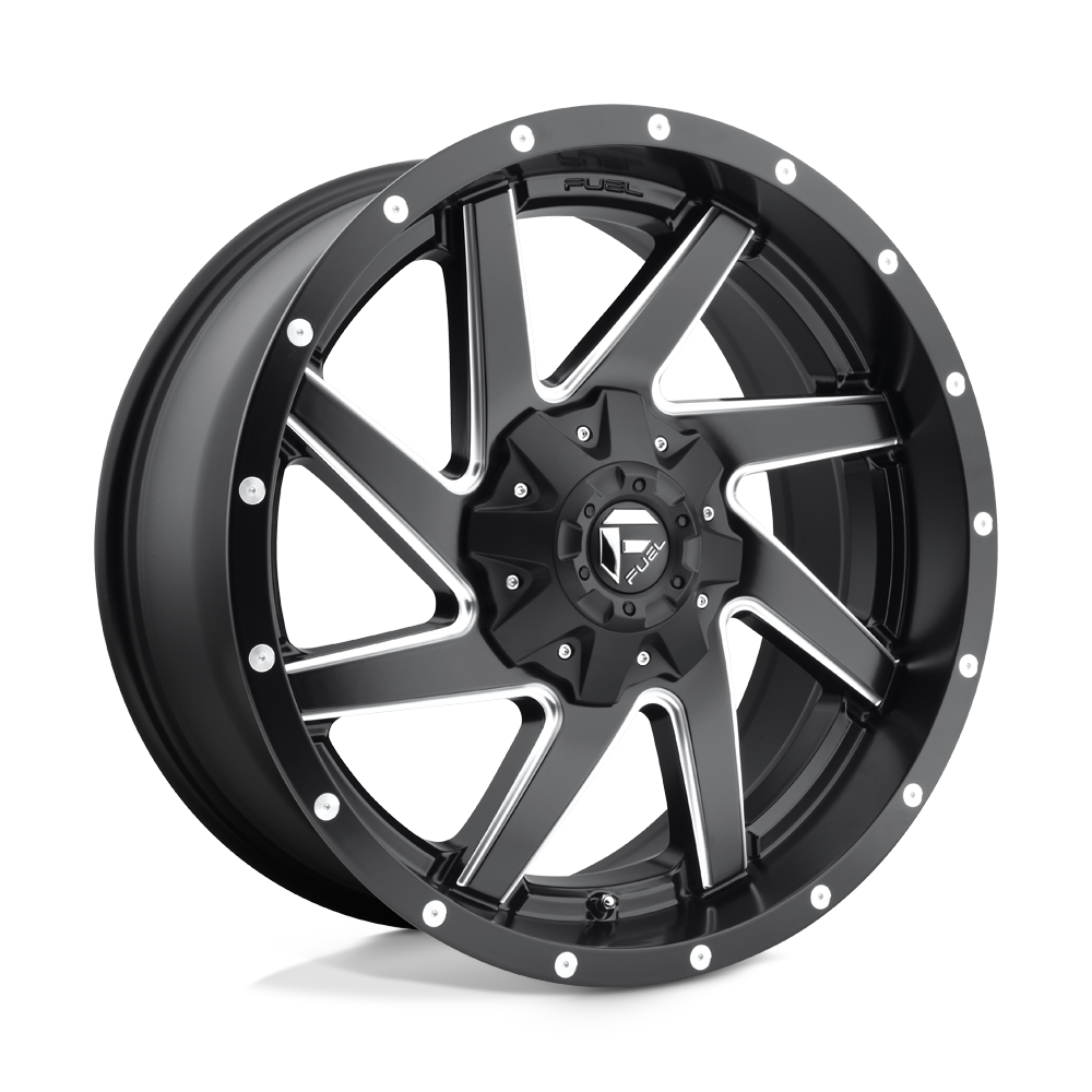 20x10 Fuel D594 Renegade Matte Black & Milled Wheel 5x4.5/5x5 (-18mm)